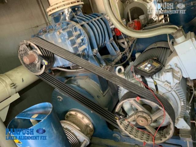 Belt and Pully Laser Alignment