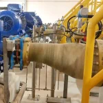 laser algnment for pump station