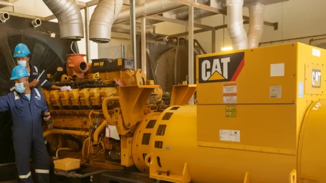 Laser Shaft Alignment of CAT Engine and Alternator in UAE laser shaft alignment of CAT engine and alternator in UAE power generation facility