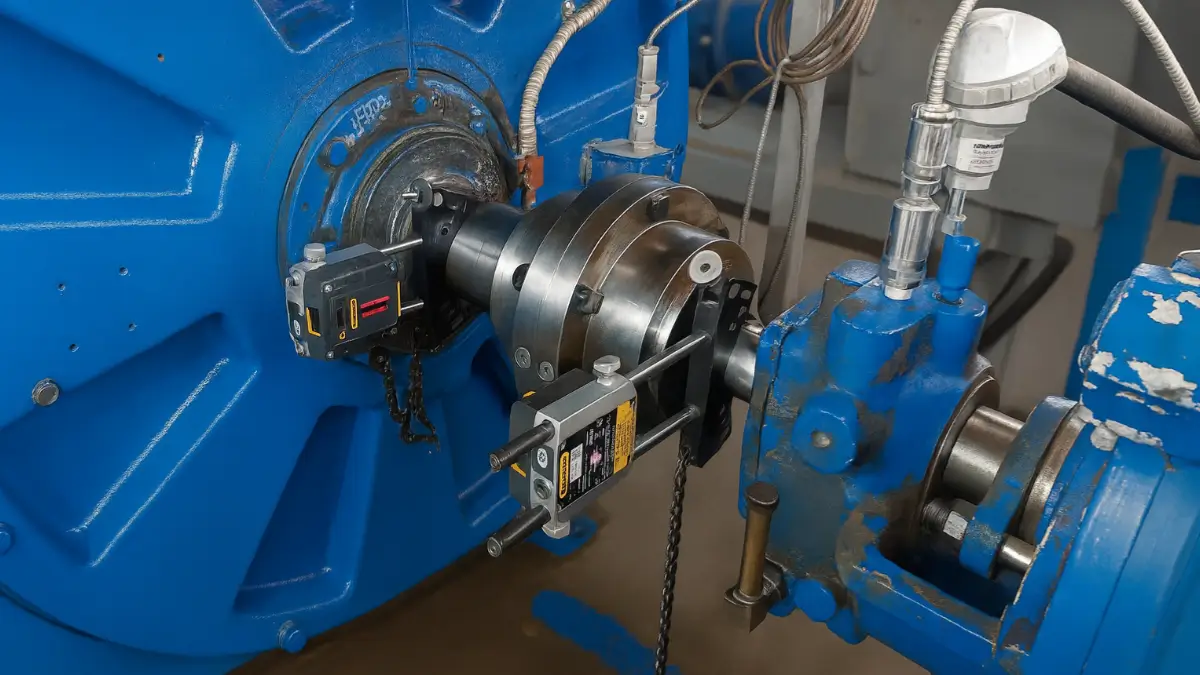 laser shaft alignment service for industrial machinery in UAE