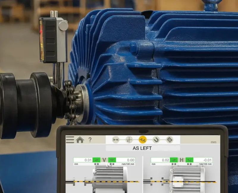 Laser shaft alignment UAE service by Panpush Laser Alignment for pumps, motors and industrial machinery