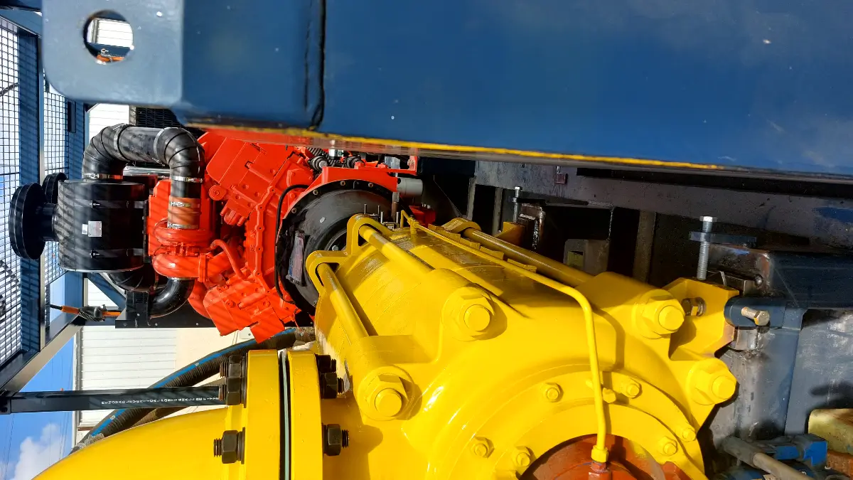 Pump to motor laser shaft alignment by Panpush Laser Alignment